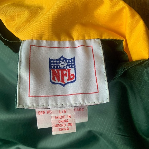 Green Bay Packer NFL Jacket/Vest Reversible 4 n 1 Jacket Sz Large - Picture 4 of 9